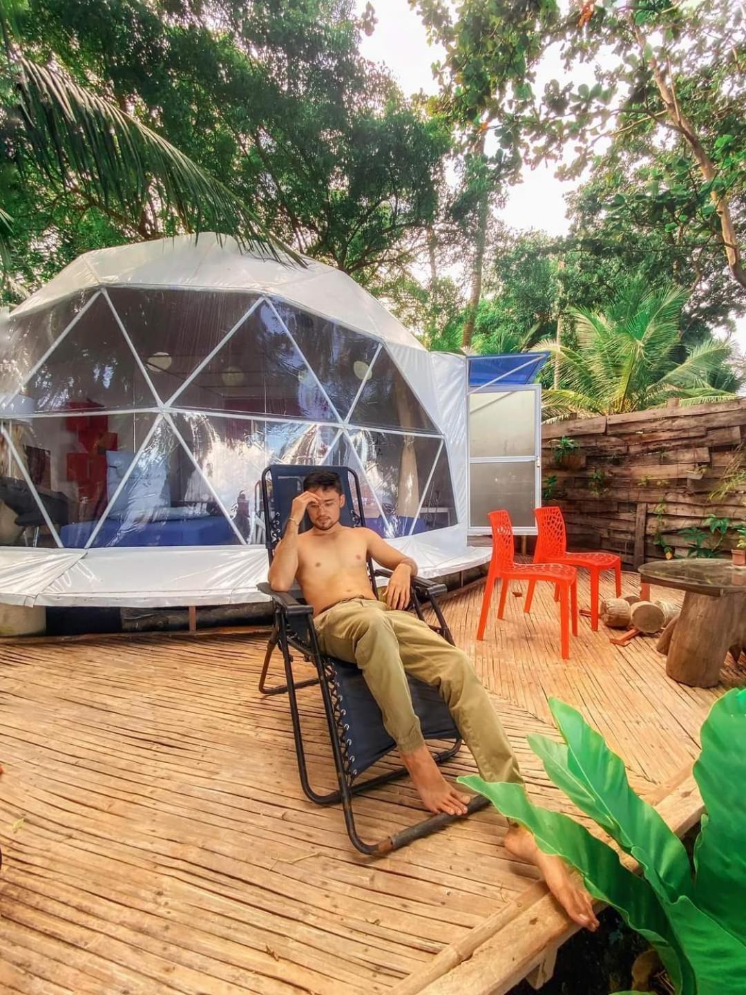 Glamping Dome Dauin Beach Resort Eksteriør bilde