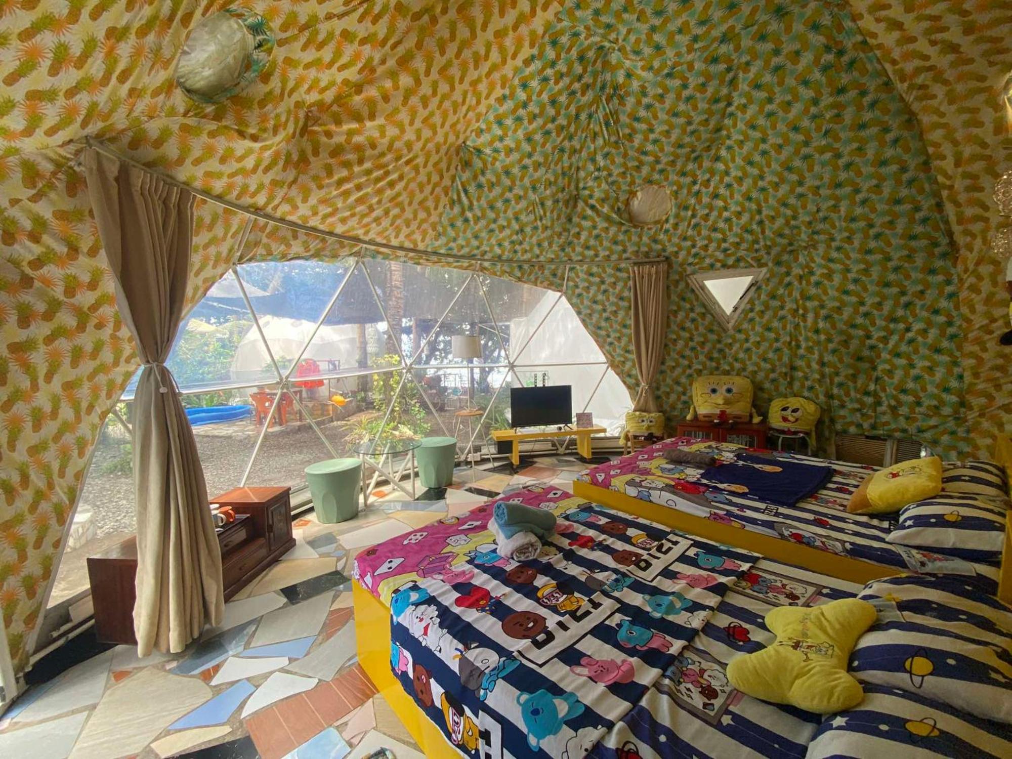 Glamping Dome Dauin Beach Resort Eksteriør bilde