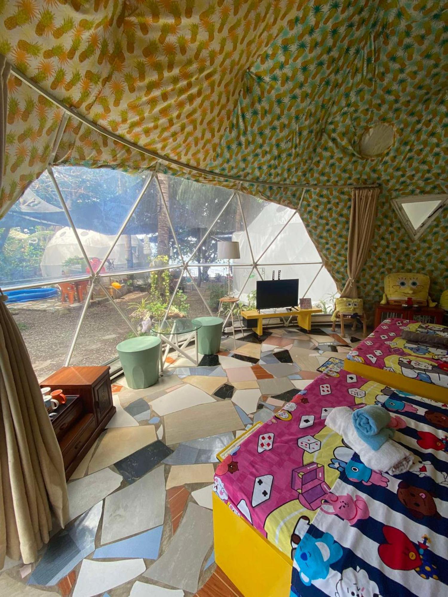 Glamping Dome Dauin Beach Resort Eksteriør bilde